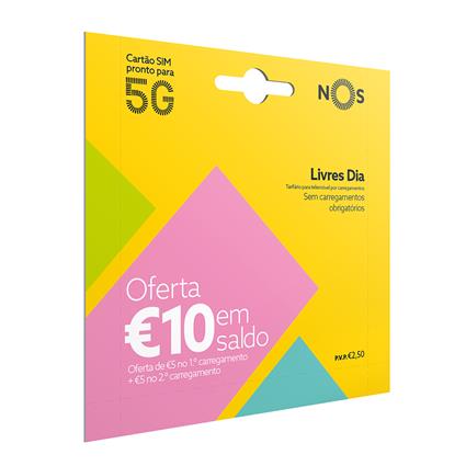 NOS Cartão SIM VOZ  Móvel ‘Livres Dia’