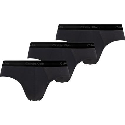 Calvin Klein 000nb3962a Slip 3 Units Preto M Homem