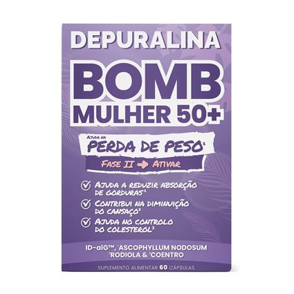 Cápsulas Perda de Peso Bomb Mulher 50+ Depuralina