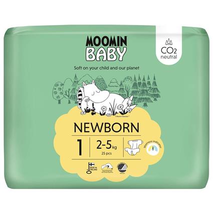 Fraldas de Bebé 2-5kg T1 Moomin Baby