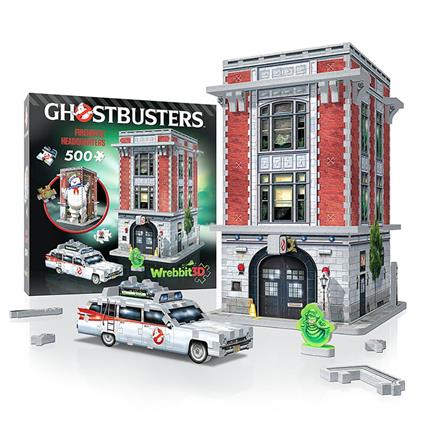 Wrebbit Ghostbusters Barracks 500 Pieces Puzzle 3d Colorido