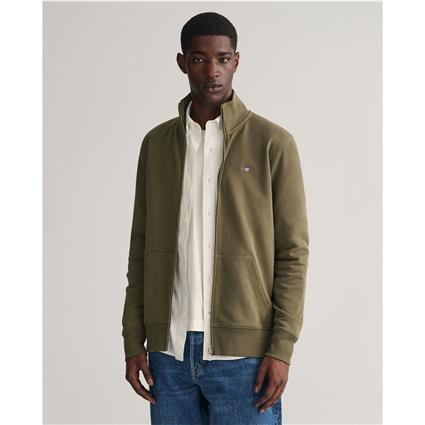 Gant Reg Shield Half Zip Sweater Castanho 3XL Homem
