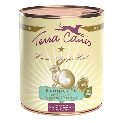 Terra Canis 6 x 800 g - Coelho com curgete, amaranto e alho selvagem