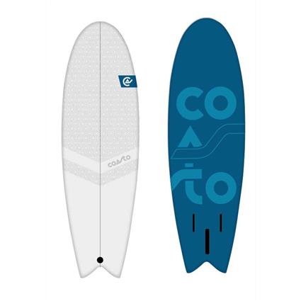 Coasto Soft 5´10 Surfboard Transparente 177 cm