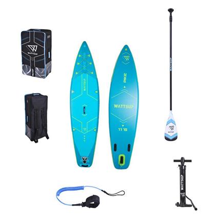 Wattsup Pike Combo 11´6´´ Inflatable Paddle Surf Set Azul 350 cm / 84 cm