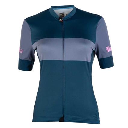 Eddy Merckx Grav Short Sleeve Jersey Azul L Mulher