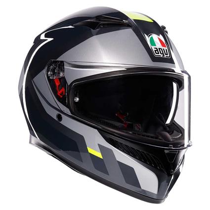Agv K3 Full Face Helmet Cinzento 2XL