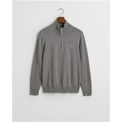 Gant Classic Half Zip Sweater Cinzento L Homem