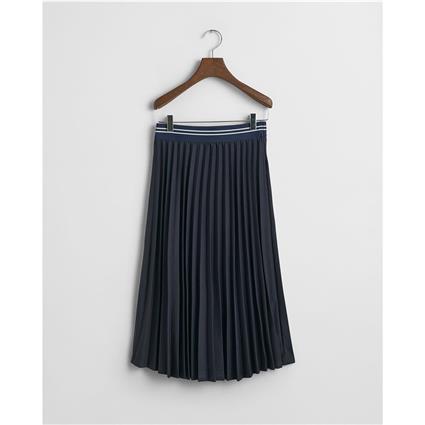 Gant 4201249 Long Skirt Azul L Mulher