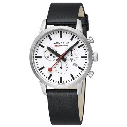 Mondaine Sbb 41411 Watch Prateado