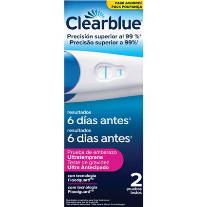 Pack Teste Gravidez Ultra Antecipado 6 Dias Clearblue