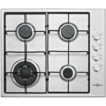 ACIMA VITROKITCHEN EN640LIB 4F GÁS MAS INOX