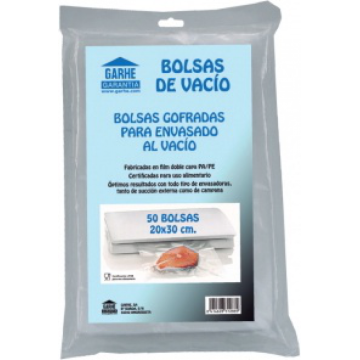 GARHE 31293 SACO EMBALAGEM MALHA 50U 12X50CM