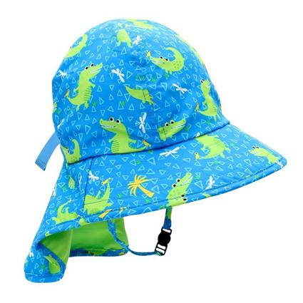 Zoocchini Crocodile Upf 50 Hat  6-24 Months