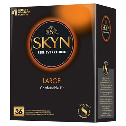 Skyn L Condoms 36 Units Dourado