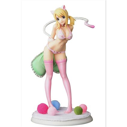 Orca Toys Fairy Tail 1/6 Lucy Heartfilia·cherry Blossom Cat Gravure_style 25 Cm Statue Rosa