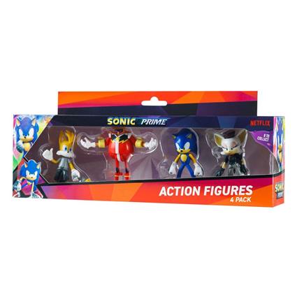 Boti Sonic Prime Action S1 7 Cm 4 Pack Figure Colorido