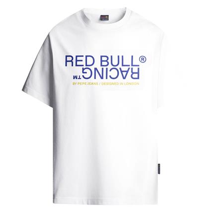 Red Bull Racing Graphic Reflect Tee Short Sleeve T-shirt Branco L Homem