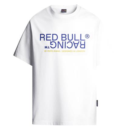 Red Bull Racing Graphic Reflect Tee Short Sleeve T-shirt Branco S Homem