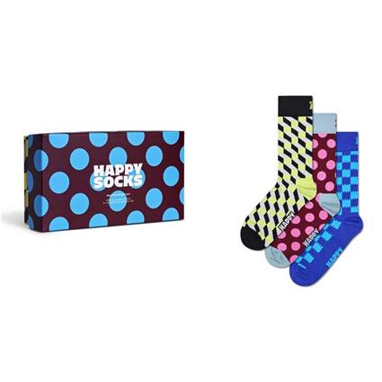 Hs By Happy Socks Monthsulticolor Gift Set Long Socks 3 Pairs  EU 36-40 Homem