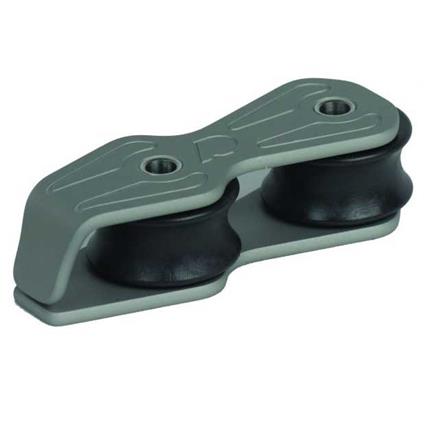 Rutgerson Marine Aluminium 4 Sheaves Idler Pulley Prateado 40 mm