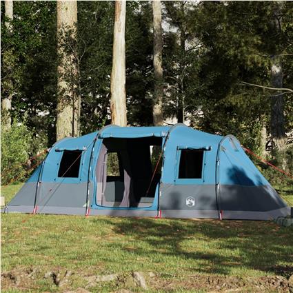 vidaXL Tenda familiar túnel para 6 pessoas impermeável azul