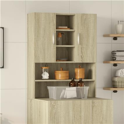 vidaXL Armário máquina de lavar 70,5x24x90 cm carvalho sonoma