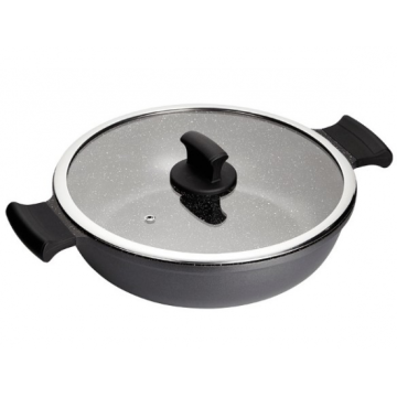 Caçarola ABSOLUT INOX 32CM TAMPA VIDRO 18169