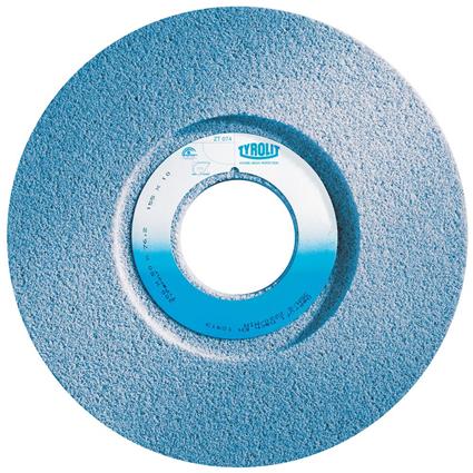 Tyrolit Grinding Wheel With Two Sockets 400x80x127 Mm Azul