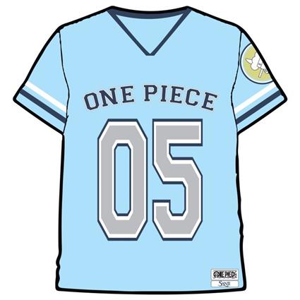 One Piece Sanji light blue sport T-shirt size L