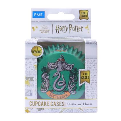Pack of 30 Cupcake Cases Slytherin 3 x 5,2 cm