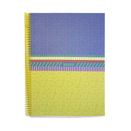 MAKENOTES Caderno Espiral Dreams, A4, 100 Folhas Pautadas, Cores Sortidas