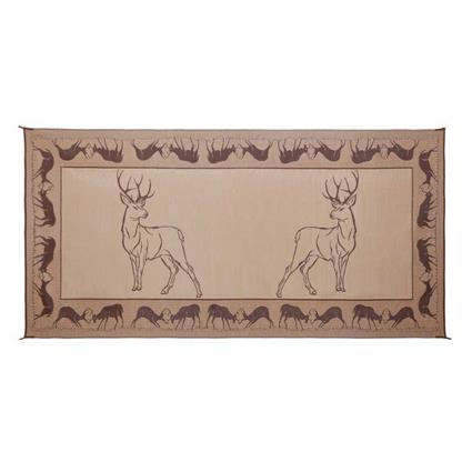 Stylish Camping Deer Pe1 Mat Beige 2.43 x 5.48 m