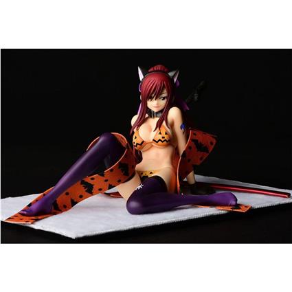 Orca Toys Fairy Tail 1/6 Erza Scarlet Halloween Cat Gravure_style 13 Cm Statue Colorido