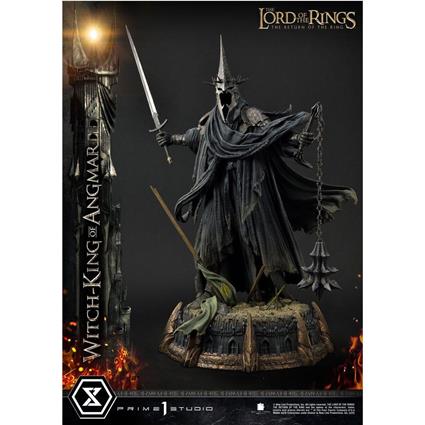 Prime 1 Studio Lord Of The Rings 1/4 The Witch King Of Angmar 70 Cm Statue Castanho