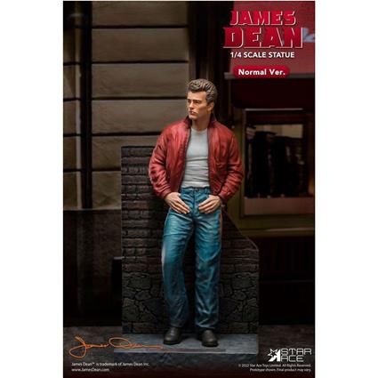 Star Ace Toys James Dean Superb My Favourite Legend Series 1/4 James Dean Jacket 52 Cm Statue Castanho