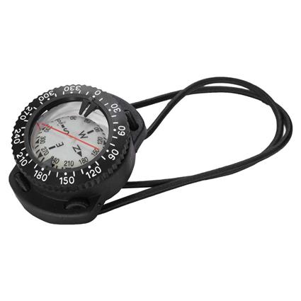 Divemarine Bungee Mount Wrist With Elastic Cord 60 Mm Compass Preto