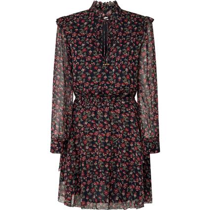 Pepe Jeans Olive Long Sleeve Midi Dress  M Mulher