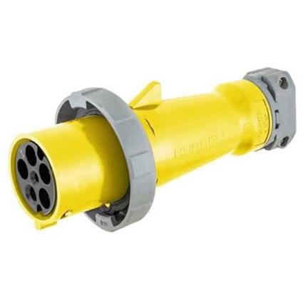 Kellems M5100c9r 120-208v 100a 5 Wires Female Plug Dourado 12.63 x 4.92´´