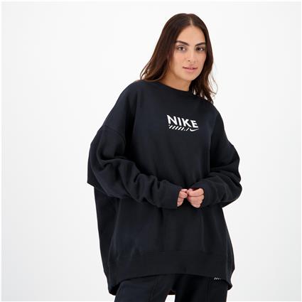 Sweat Oversize Nike - Preto - Sweat Felpa Mulher tamanho XS