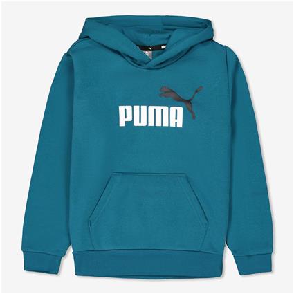 Puma Ess - Castanho - Sweatshirt Capuz Rapaz tamanho 16