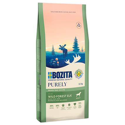 Bozita Dog Purely Adult Grain Free com alce - 11 kg