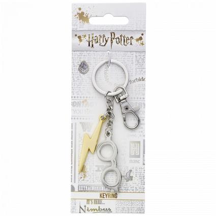 Harry Potter Glasses & Lightning Bolt Keyring