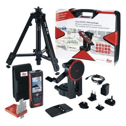 Leica S910 Touch Laser Meter Set Prateado