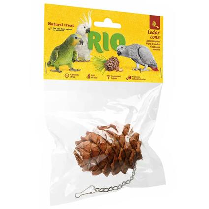 Mealberry Rio Cedar Con Natural 55g Bird Snacks 8 Units Transparente