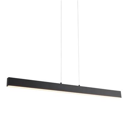 Candeeiro de suspensão preto com LED dimmer 3 níveis 2700-4000K - Keane