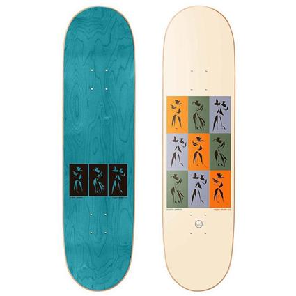 Roger Dancers Austin Amelio 8.5´´high Concave Skateboard Deck Dourado 31.95 Inches