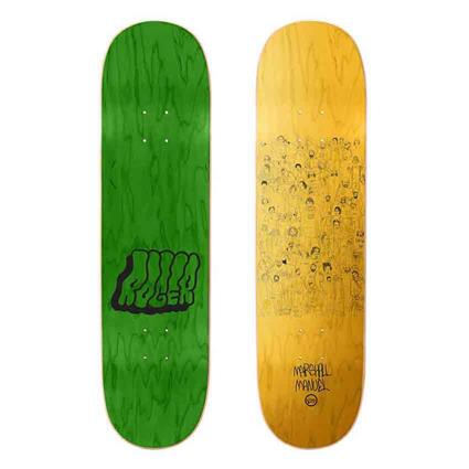 Roger Friends Marshall Manuel 8.25´´high Concave Square Skateboard Deck Dourado 31.65 Inches