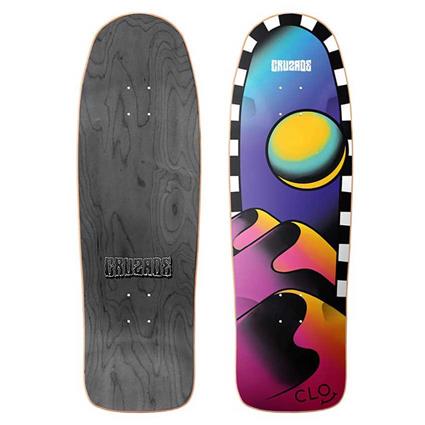 Cruzade Clo 10´´ Skateboard Deck Colorido 31.24 Inches