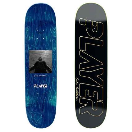 Player Black Pearl 8.25´´ Skateboard Deck Azul 31.81 Inches